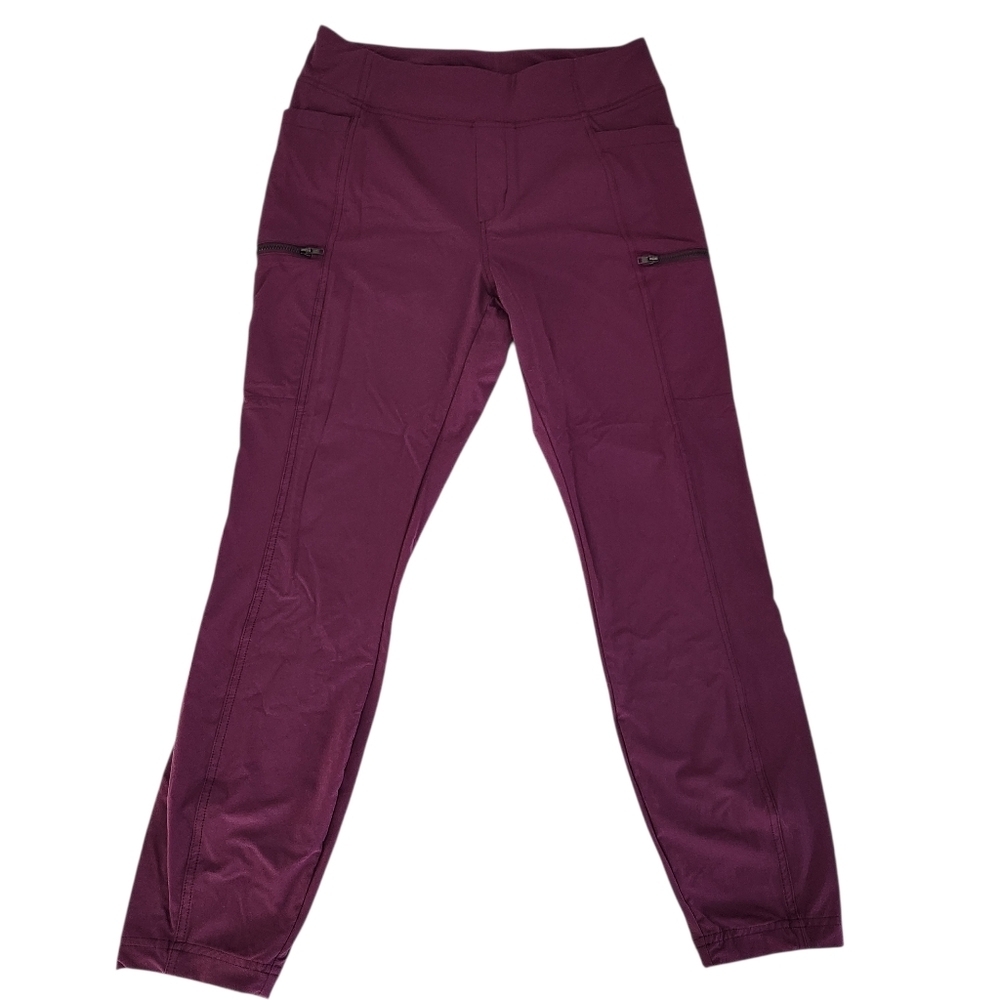 FIG Plum Performance Stretch Pants Active Outdoor size 8